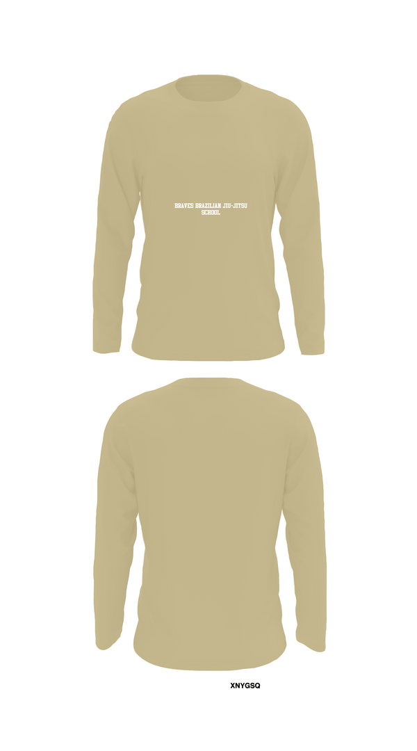 Long Sleeve Performance Shirt, Braves Brazilian Jiu-Jitsu School, Wrestling, Teamtime, Team time, sublimation, custom sports apparel, team uniforms, spirit wear, spiritwear, sports uniforms, custom shirts, team store, custom team store, fundraiser sports, apparel fundraiser