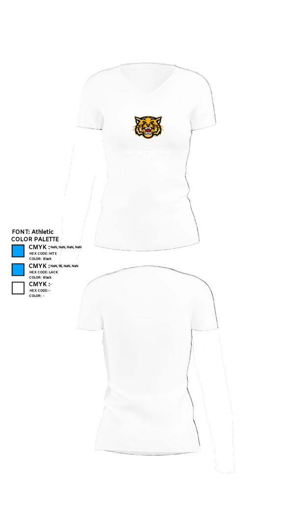 Womens Short Sleeve Vneck Shirt, Paint Valley Middle School Band, Spirit Store, Teamtime, Team time, sublimation, custom sports apparel, team uniforms, spirit wear, spiritwear, sports uniforms, custom shirts, team store, custom team store, fundraiser sports, apparel fundraiser