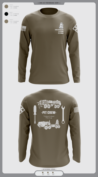 Long Sleeve Performance Shirt, Mx Plt E. Co 2-4 GSAB, Army, Teamtime, Team time, sublimation, custom sports apparel, team uniforms, spirit wear, spiritwear, sports uniforms, custom shirts, team store, custom team store, fundraiser sports, apparel fundraiser