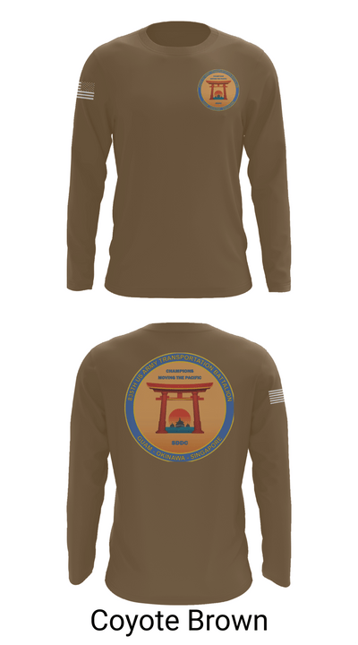 835th Transportation BN 83233683 Long Sleeve Performance Shirt - 6