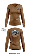 304th EVCC 1221294 Women's Long Sleeve V-neck Shirt - 2