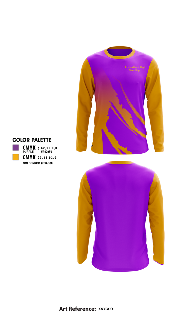 Long Sleeve Performance Shirt, Taylorville Jr High, Wrestling, Teamtime, Team time, sublimation, custom sports apparel, team uniforms, spirit wear, spiritwear, sports uniforms, custom shirts, team store, custom team store, fundraiser sports, apparel fundraiser