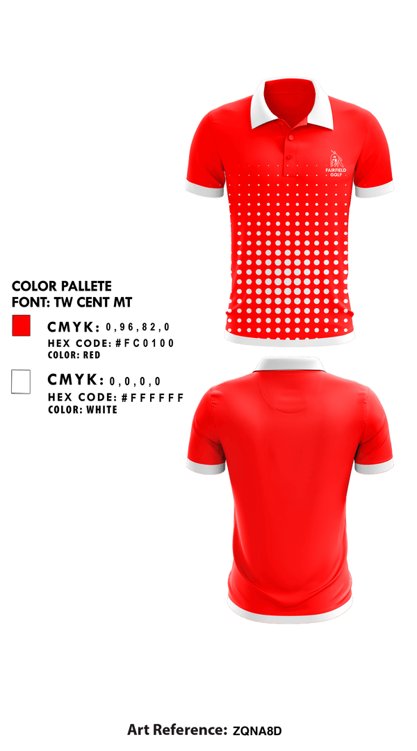 Short Sleeve Performance Polo, Fairfield Senior High School Golf, Golf, Teamtime, Team time, sublimation, custom sports apparel, team uniforms, spirit wear, spiritwear, sports uniforms, custom shirts, team store, custom team store, fundraiser sports, apparel fundraiser