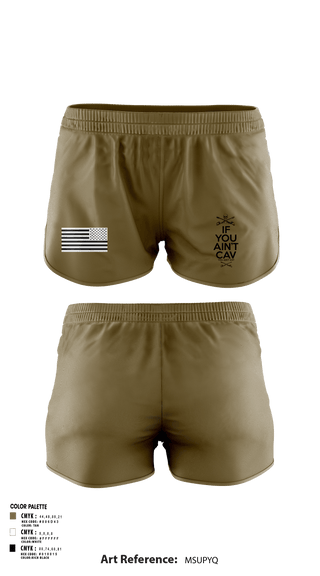 Ranger Panties, LongknifeComanche, Army, Teamtime, Team time, sublimation, custom sports apparel, team uniforms, spirit wear, spiritwear, sports uniforms, custom shirts, team store, custom team store, fundraiser sports, apparel fundraiser