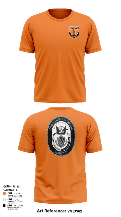Short Sleeve Performance Shirt, Tabb NJROTC, Navy, Teamtime, Team time, sublimation, custom sports apparel, team uniforms, spirit wear, spiritwear, sports uniforms, custom shirts, team store, custom team store, fundraiser sports, apparel fundraiser