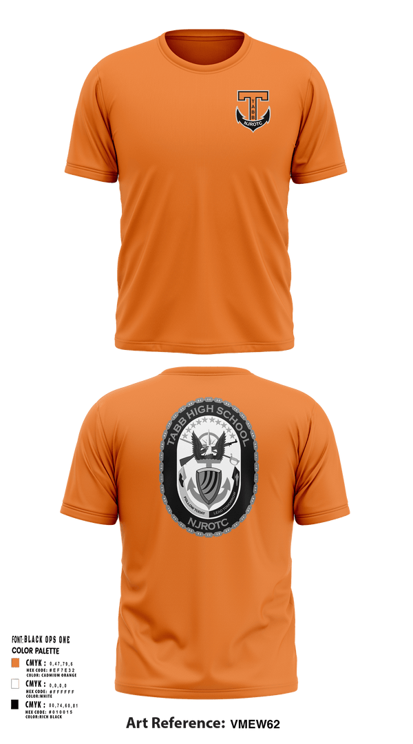 Short Sleeve Performance Shirt, Tabb NJROTC, Navy, Teamtime, Team time, sublimation, custom sports apparel, team uniforms, spirit wear, spiritwear, sports uniforms, custom shirts, team store, custom team store, fundraiser sports, apparel fundraiser