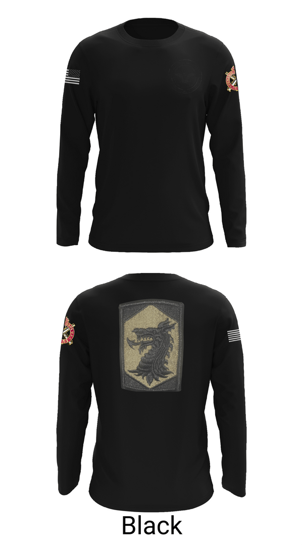Long Sleeve Performance Shirt, 445 Chemical Company, National Guard, Teamtime, Team time, sublimation, custom sports apparel, team uniforms, spirit wear, spiritwear, sports uniforms, custom shirts, team store, custom team store, fundraiser sports, apparel fundraiser