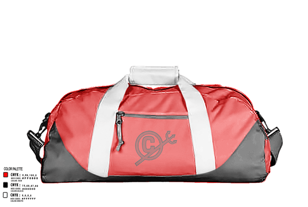 Duffle Bag, Clinton High School Soccer, Men's Soccer, Teamtime, Team time, sublimation, custom sports apparel, team uniforms, spirit wear, spiritwear, sports uniforms, custom shirts, team store, custom team store, fundraiser sports, apparel fundraiser