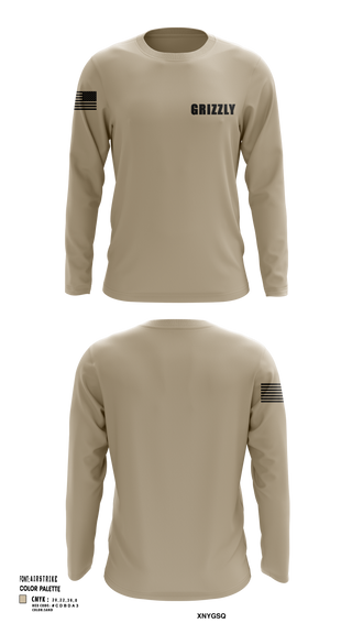 Long Sleeve Performance Shirt, Grizzly, , Teamtime, Team time, sublimation, custom sports apparel, team uniforms, spirit wear, spiritwear, sports uniforms, custom shirts, team store, custom team store, fundraiser sports, apparel fundraiser