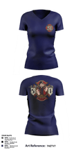Station 51 74948008 Women's Short Sleeve V-neck Shirt - 8