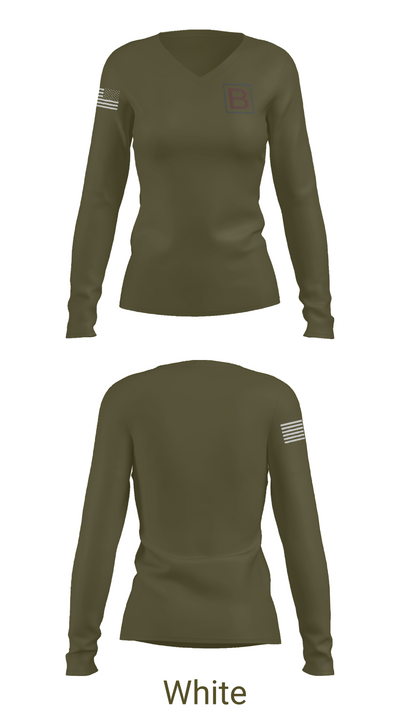 Big bacon 78222770 Women's Long Sleeve V-neck Shirt - 16