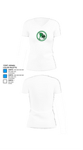 Lake Riviera Middle School Basketball 11266436 Women's Short Sleeve V-neck Shirt - 18