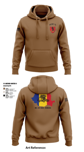 Hoodie, 1221st TC, National Guard, Teamtime, Team time, sublimation, custom sports apparel, team uniforms, spirit wear, spiritwear, sports uniforms, custom shirts, team store, custom team store, fundraiser sports, apparel fundraiser
