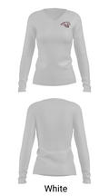 Central Noble Senior High School Basketball 3456773 Women's Long Sleeve V-neck Shirt -1 16