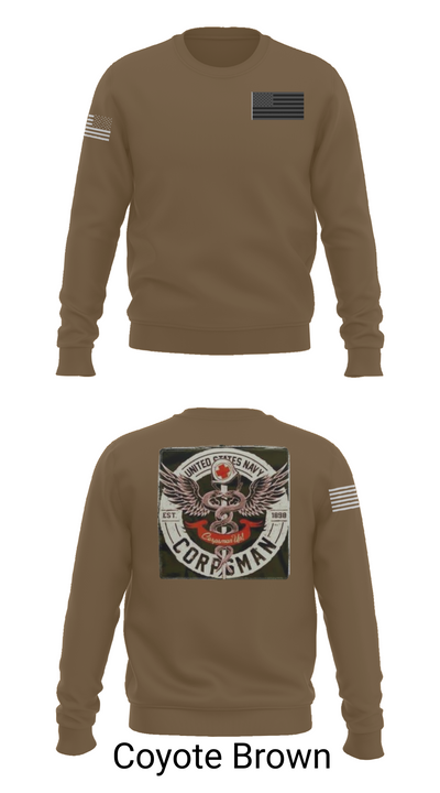 Hospital Corpsman 483709 Crew Neck Sweatshirt - 5