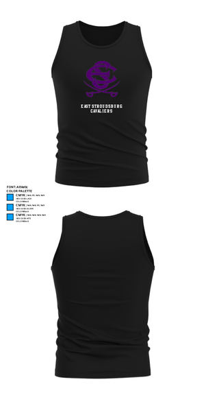 Tank Top, East Stroudsburg Cavaliers, Football, Teamtime, Team time, sublimation, custom sports apparel, team uniforms, spirit wear, spiritwear, sports uniforms, custom shirts, team store, custom team store, fundraiser sports, apparel fundraiser
