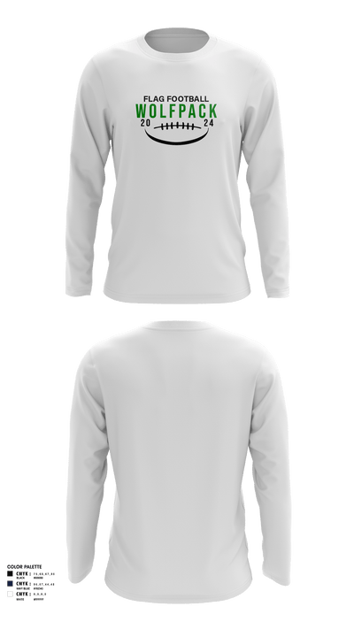 Maywood Center for Enriched Studies Football 19827825 Long Sleeve Performance Shirt - 1