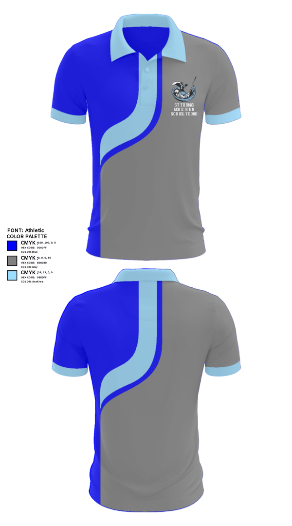 Short Sleeve Performance Polo, St Thomas More High School Tennis, Tennis, Teamtime, Team time, sublimation, custom sports apparel, team uniforms, spirit wear, spiritwear, sports uniforms, custom shirts, team store, custom team store, fundraiser sports, apparel fundraiser