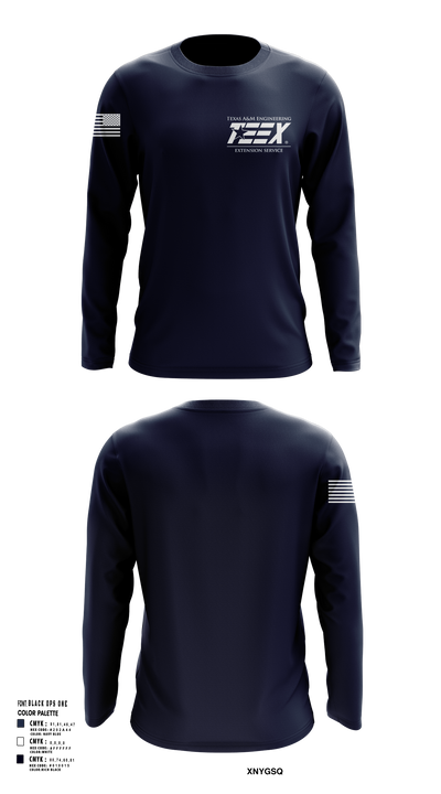 TEEX Rescue 86424683 Long Sleeve Performance Shirt 121