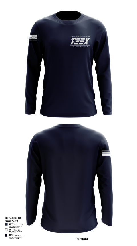 Long Sleeve Performance Shirt, TEEX Rescue, Fire Department, Teamtime, Team time, sublimation, custom sports apparel, team uniforms, spirit wear, spiritwear, sports uniforms, custom shirts, team store, custom team store, fundraiser sports, apparel fundraiser