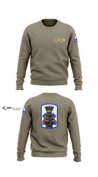 Crew Neck Sweatshirt, EwoksBlue Ewok, Men's Basketball, Teamtime, Team time, sublimation, custom sports apparel, team uniforms, spirit wear, spiritwear, sports uniforms, custom shirts, team store, custom team store, fundraiser sports, apparel fundraiser