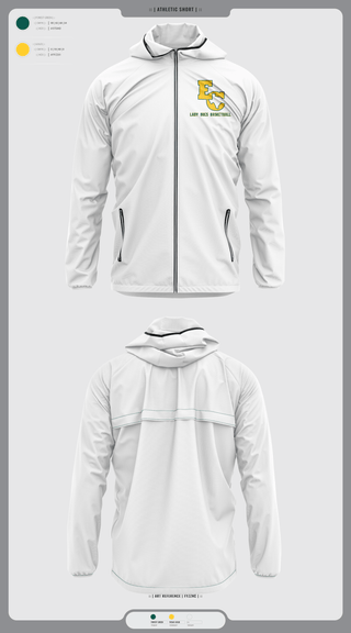 Windbreaker, East Chambers High School Basketball, Women's Basketball, Teamtime, Team time, sublimation, custom sports apparel, team uniforms, spirit wear, spiritwear, sports uniforms, custom shirts, team store, custom team store, fundraiser sports, apparel fundraiser