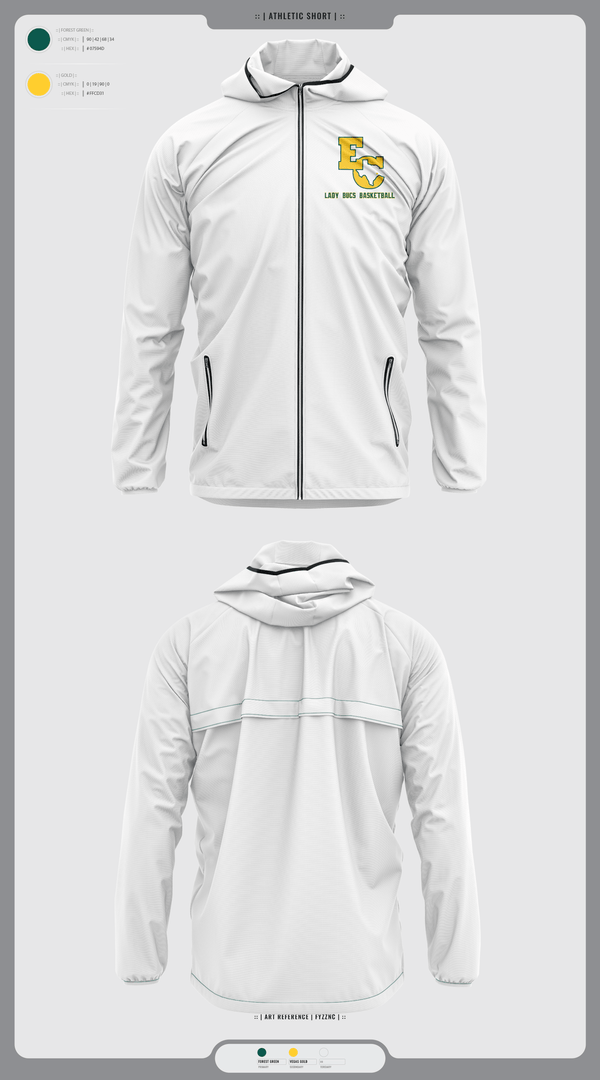 Windbreaker, East Chambers High School Basketball, Women's Basketball, Teamtime, Team time, sublimation, custom sports apparel, team uniforms, spirit wear, spiritwear, sports uniforms, custom shirts, team store, custom team store, fundraiser sports, apparel fundraiser