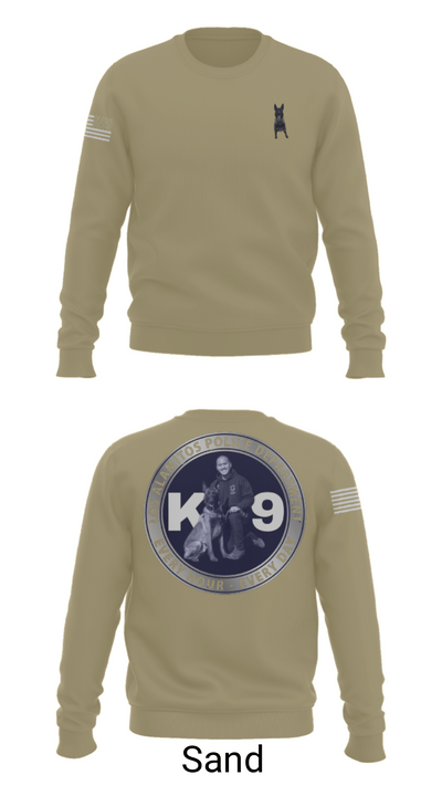 Los Alamitos Police K9 92789810 Crew Neck Sweatshirt - 81