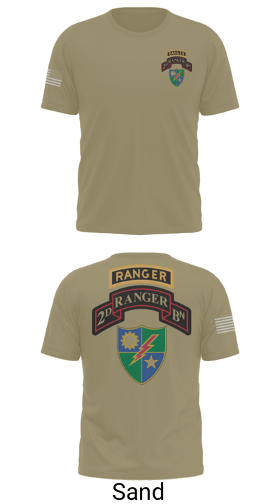 2nd Battalion 75th Ranger Regiment 36081201 Old School Cotton Feel Shirt - 90