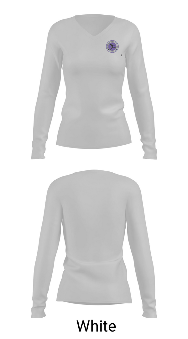 Women's Long Sleeve Vneck Shirt, East Stroudsburg Softball Little League, Softball, Teamtime, Team time, sublimation, custom sports apparel, team uniforms, spirit wear, spiritwear, sports uniforms, custom shirts, team store, custom team store, fundraiser sports, apparel fundraiser