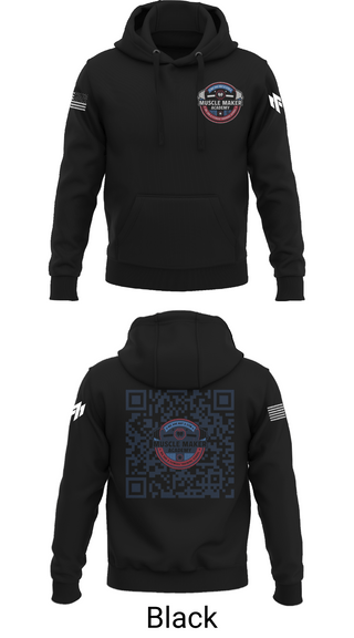 Hoodie, Muscle Maker Academy, , Teamtime, Team time, sublimation, custom sports apparel, team uniforms, spirit wear, spiritwear, sports uniforms, custom shirts, team store, custom team store, fundraiser sports, apparel fundraiser