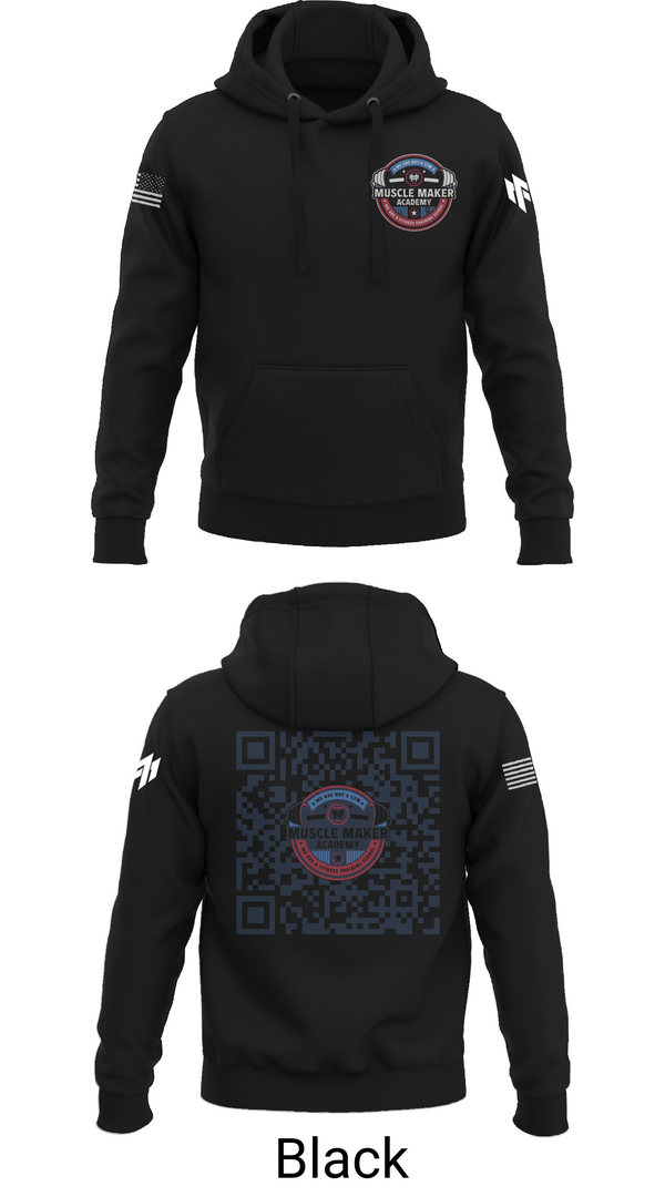 Hoodie, Muscle Maker Academy, , Teamtime, Team time, sublimation, custom sports apparel, team uniforms, spirit wear, spiritwear, sports uniforms, custom shirts, team store, custom team store, fundraiser sports, apparel fundraiser