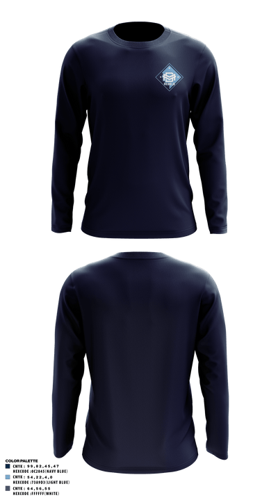 DMV Rebels Basketball Club 74789551 Long Sleeve Performance Shirt - 2