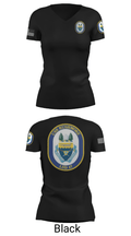 USS RUSHMORE 78932182 Women's Short Sleeve V-neck Shirt - 27