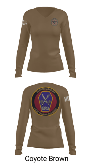 Womens Long Sleeve Vneck Shirt, 345 TRS, Air Force, Teamtime, Team time, sublimation, custom sports apparel, team uniforms, spirit wear, spiritwear, sports uniforms, custom shirts, team store, custom team store, fundraiser sports, apparel fundraiser