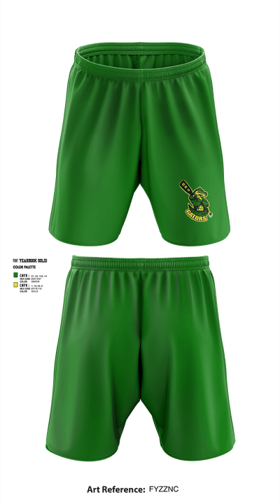Greenwood High School Golf 58413984 Athletic Shorts With Pockets - 1