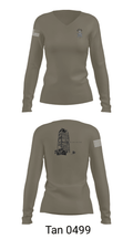 EODMU2 PLT 201 28885436 Women's Long Sleeve V-neck Shirt - 43