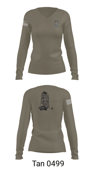 EODMU2 PLT 201 28885436 Women's Long Sleeve V-neck Shirt - 43