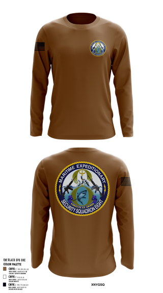Long Sleeve Performance Shirt, MSRON 8, Navy, Teamtime, Team time, sublimation, custom sports apparel, team uniforms, spirit wear, spiritwear, sports uniforms, custom shirts, team store, custom team store, fundraiser sports, apparel fundraiser