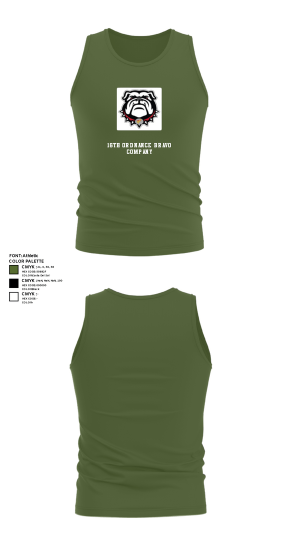 Tank Top, 16TH ordnance Bravo Company, , Teamtime, Team time, sublimation, custom sports apparel, team uniforms, spirit wear, spiritwear, sports uniforms, custom shirts, team store, custom team store, fundraiser sports, apparel fundraiser