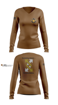 143rd ESC 13451514 Women's Long Sleeve V-neck Shirt - 2