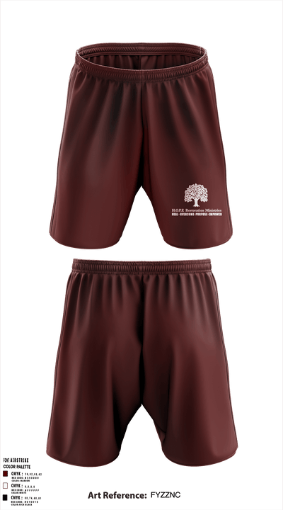 Hope Restoration Ministries 73775356 Athletic Shorts With Pockets - 7