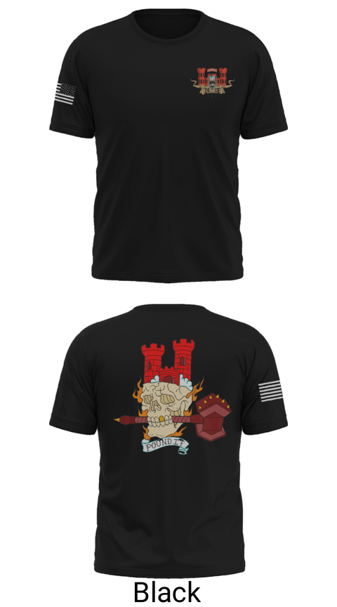 Old School Cotton Feel Shirt, 3rd Platoon, 642nd ESC, Army, Teamtime, Team time, sublimation, custom sports apparel, team uniforms, spirit wear, spiritwear, sports uniforms, custom shirts, team store, custom team store, fundraiser sports, apparel fundraiser