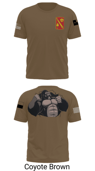 Old School Cotton Feel Shirt, A Battery, 4-133 FAR-AMMO, National Guard, Teamtime, Team time, sublimation, custom sports apparel, team uniforms, spirit wear, spiritwear, sports uniforms, custom shirts, team store, custom team store, fundraiser sports, apparel fundraiser