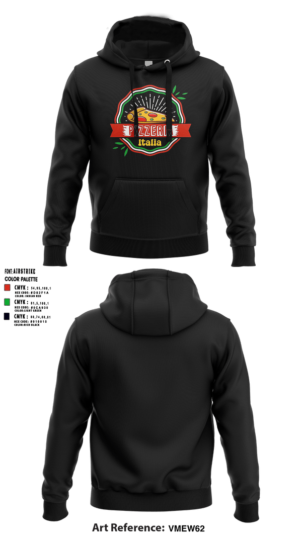 Hoodie, Pizzeria ItaliaJDC PBA, Bowling, Teamtime, Team time, sublimation, custom sports apparel, team uniforms, spirit wear, spiritwear, sports uniforms, custom shirts, team store, custom team store, fundraiser sports, apparel fundraiser