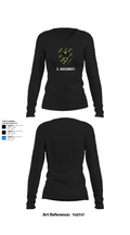3./HSchRgt1 84402594 Women's Long Sleeve V-neck Shirt - 22