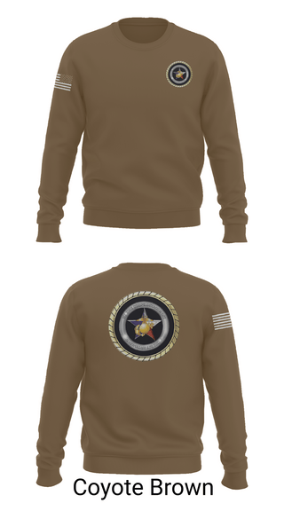 Crew Neck Sweatshirt, Goodfellow AFB, Marines, Teamtime, Team time, sublimation, custom sports apparel, team uniforms, spirit wear, spiritwear, sports uniforms, custom shirts, team store, custom team store, fundraiser sports, apparel fundraiser