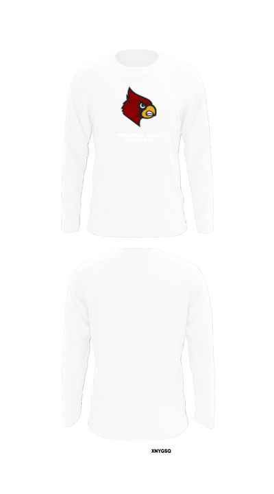 Winlock Middle School Cross Country 67642517 Long Sleeve Performance Shirt - 8