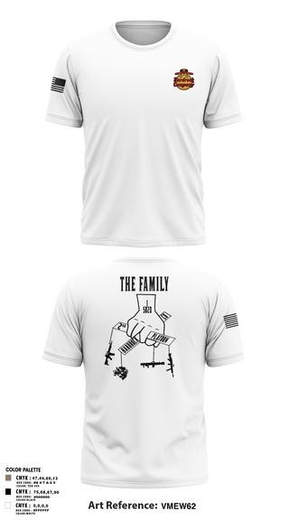 Old School Cotton Feel Shirt, 2nd PLT A CO-The Family, Army, Teamtime, Team time, sublimation, custom sports apparel, team uniforms, spirit wear, spiritwear, sports uniforms, custom shirts, team store, custom team store, fundraiser sports, apparel fundraiser