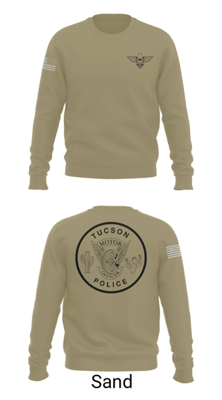 Crew Neck Sweatshirt, TPD MOTOR UNIT, Police, Teamtime, Team time, sublimation, custom sports apparel, team uniforms, spirit wear, spiritwear, sports uniforms, custom shirts, team store, custom team store, fundraiser sports, apparel fundraiser